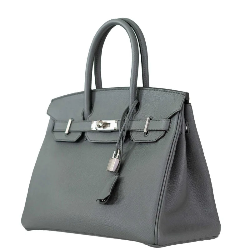 Hermès Birkin 30 Vert Amande Epsom with Palladium Hardware - 2019, D