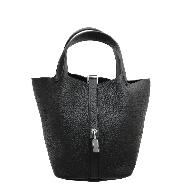 Hermes Noir Picotin Lock 18 Bag