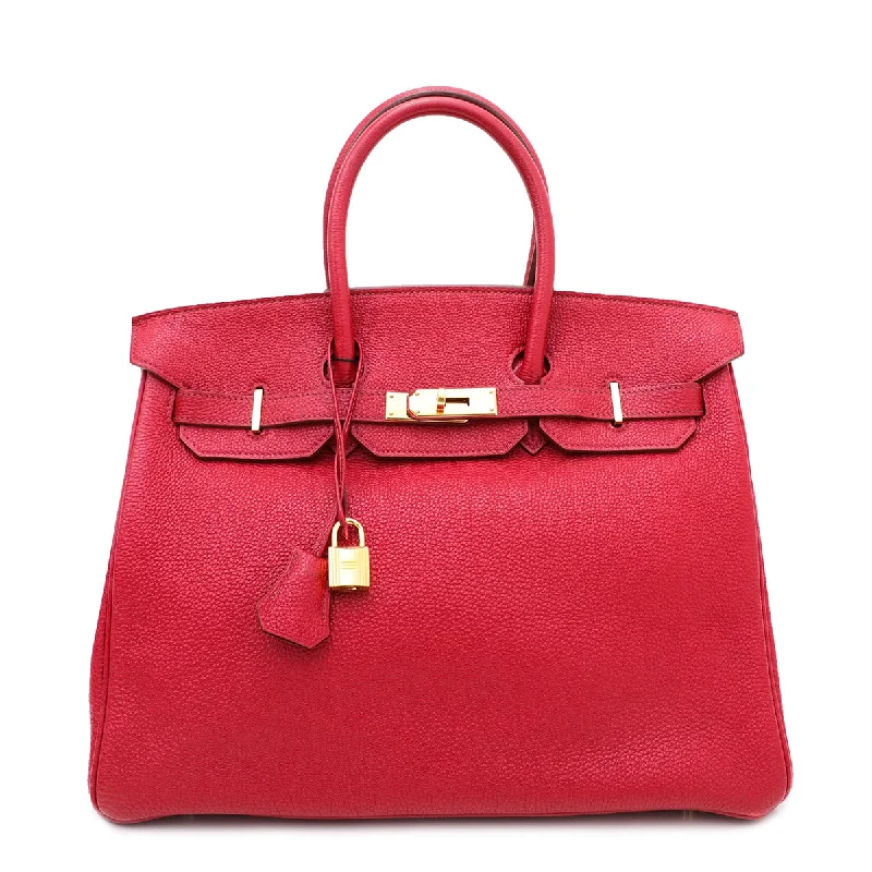 Hermes Rouge H Birkin 35