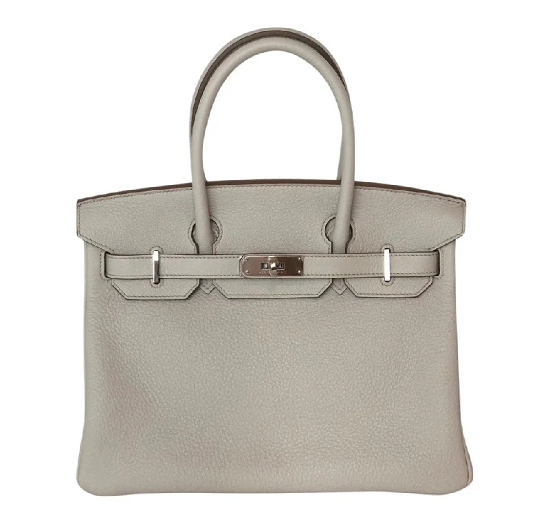 Hermès Birkin 30 Gris Perle Togo PHW