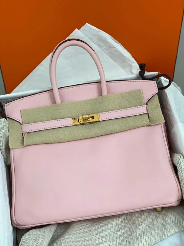 Hermès Birkin 25 Rose Sakura Swift with Gold Hardware