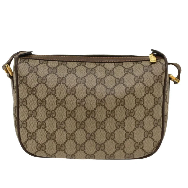 GUCCI GG Canvas Web Sherry Line Shoulder Bag Beige Green 39.02.032  48249