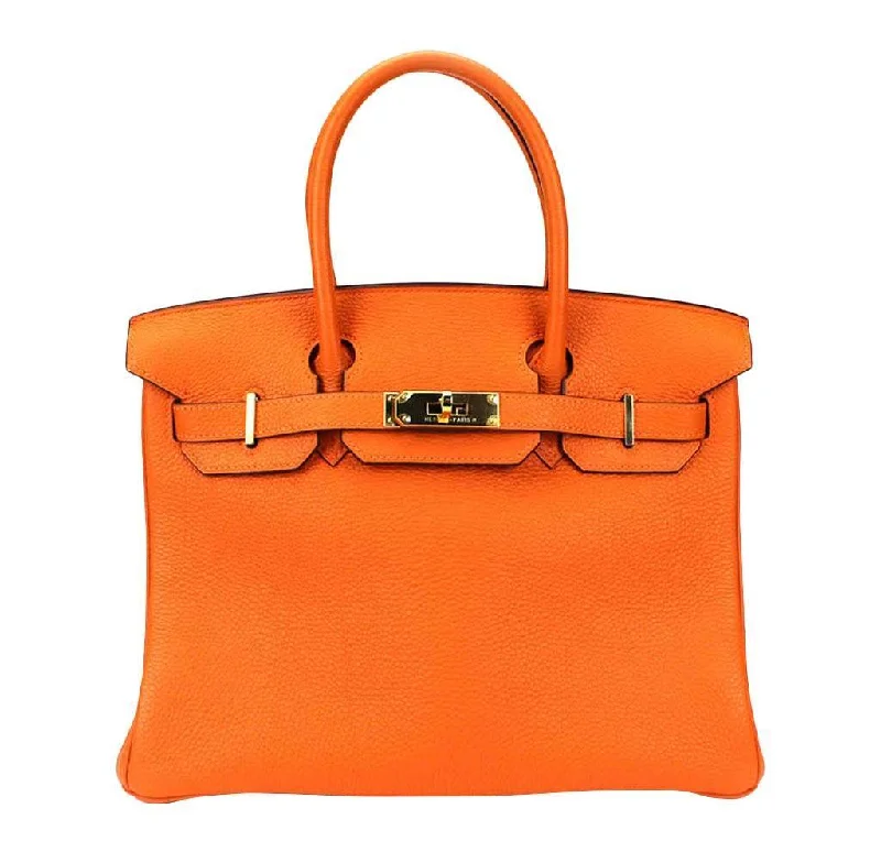 Hermès Birkin 30 Orange Bag PHW