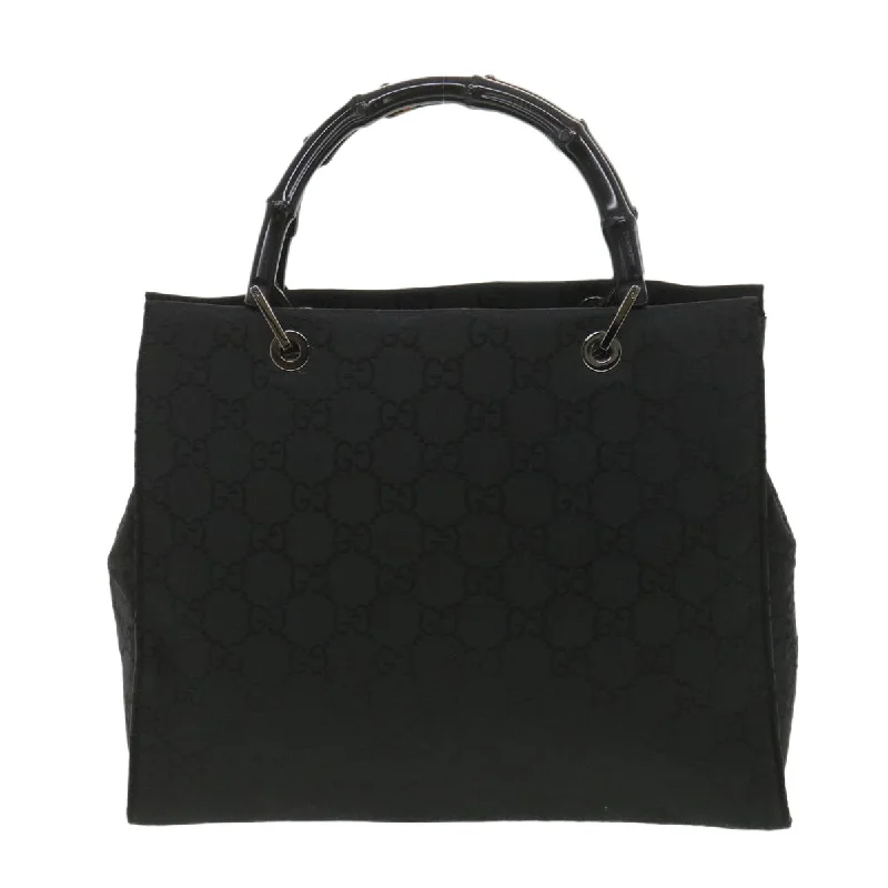 GUCCI GG Canvas Hand Bag Black  38354