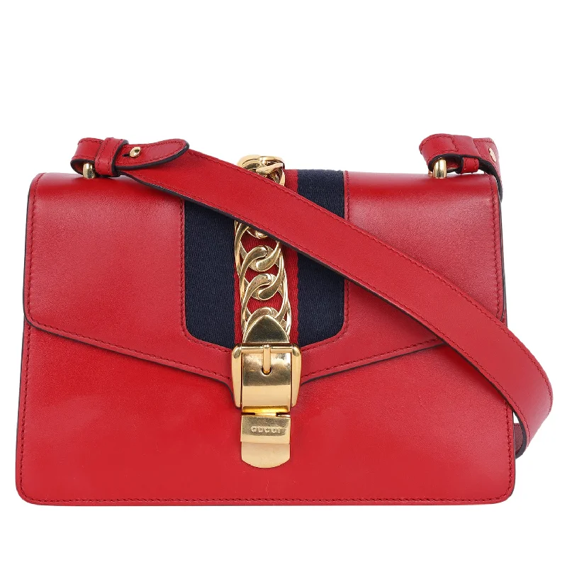 Leather Sylvie Shoulder Bag