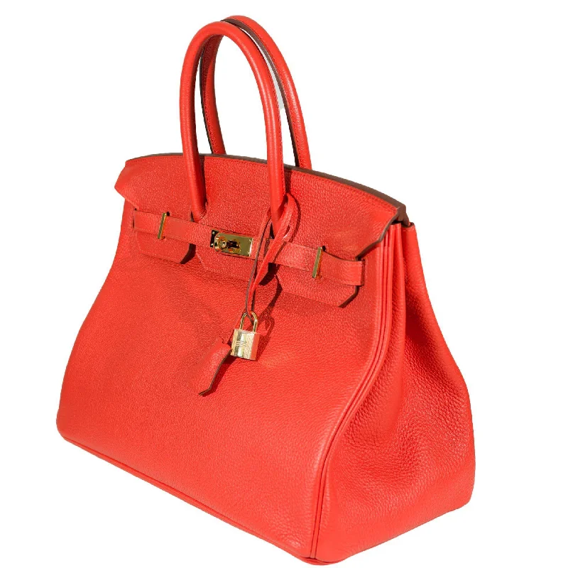 Hermès Birkin 35 Capucine Togo leather Gold Hardware - 2011, O Square