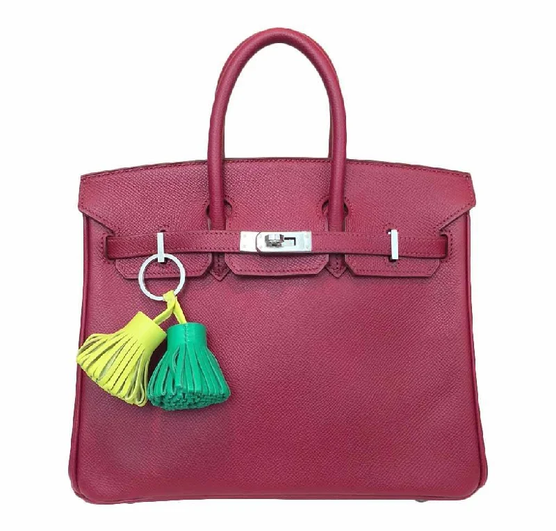 Hermès Birkin 25 Rouge Vif Bag Epsom