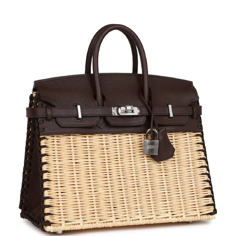 Hermes Picnic Sellier Birkin 25 Rouge Sellier Swift Palladium Hardware