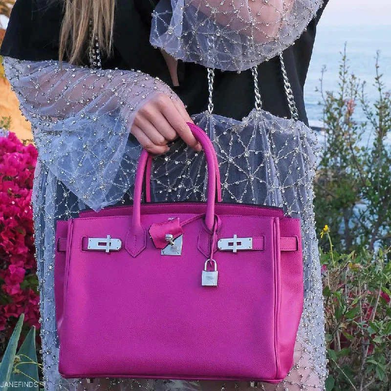 Hermès Birkin 30 Rose Pourpre Epsom with Palladium Hardware - 2018, C