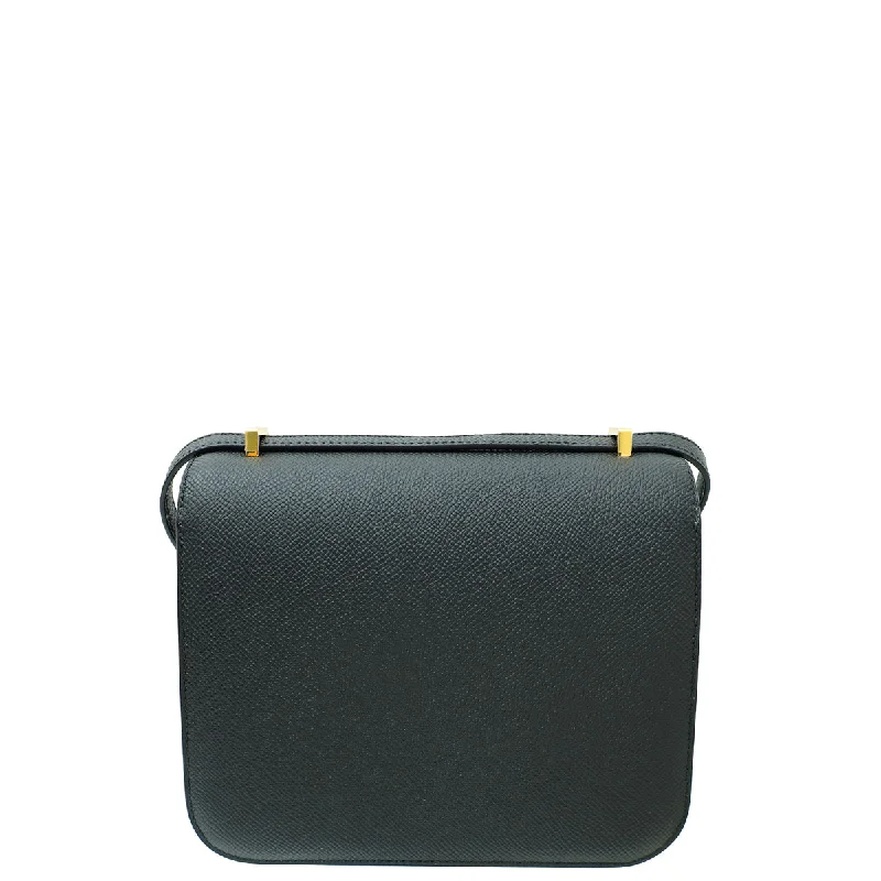 Hermes Noir Constance III 18 Mini Bag