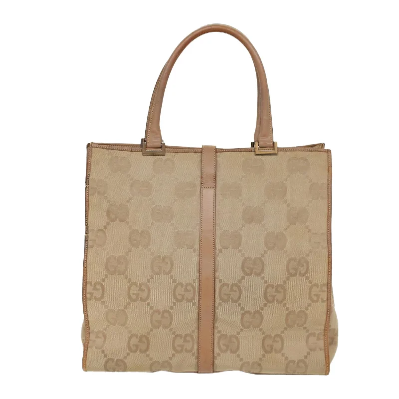 GUCCI GG Canvas Jackie Tote Bag Beige  47994