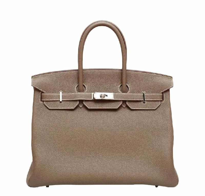 Hermès Birkin 35 Etoupe Bag Togo PHW