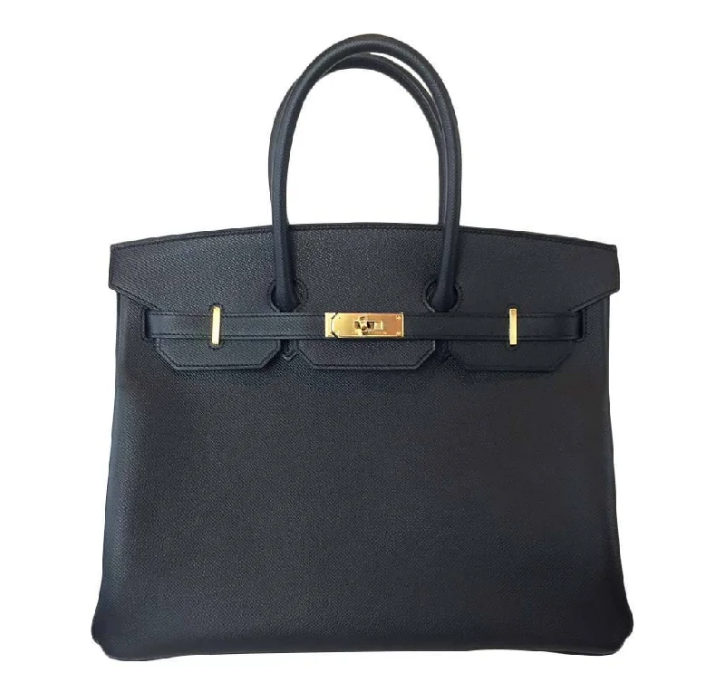 Hermès Birkin 35 Black Epsom Bag GHW