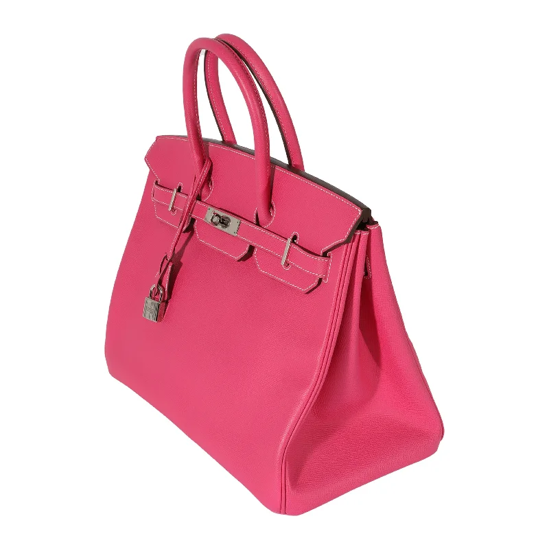 Hermes Rose Tyrien Rubis Epsom Candy Birkin 35