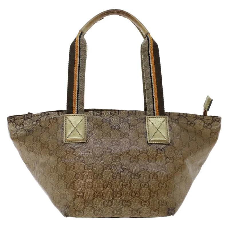 GUCCI GG Canvas Shoulder Bag Beige 131228  47214