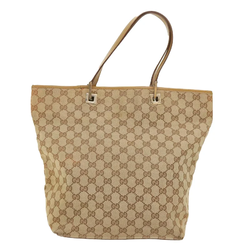 GUCCI GG Canvas Tote Bag Beige  48448