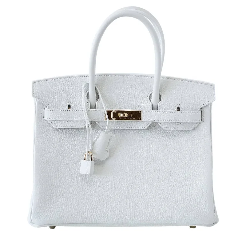 Hermès Birkin 30 White Bag GHW