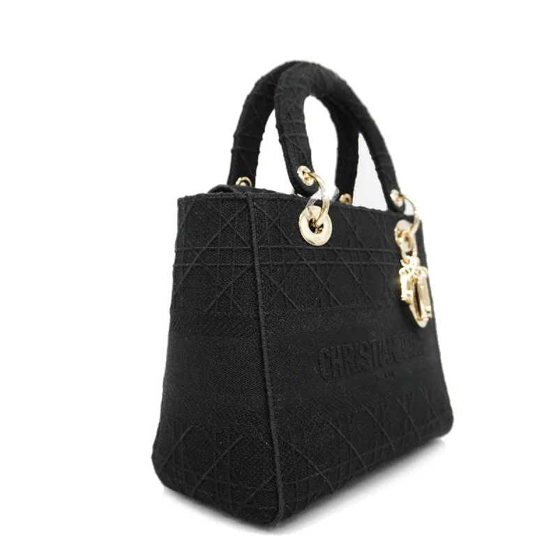 CHRISTIAN DIOR  Cannage/Lady Dior 2way Bag Lady Delight