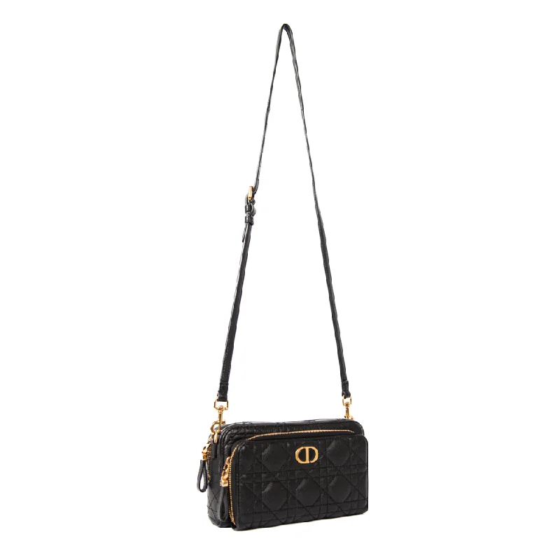 Christian Dior Caro Double Pouch Crossbody