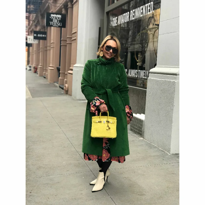 Hermès Birkin 25 Lime Yellow Matte Alligator Palladium Hardware