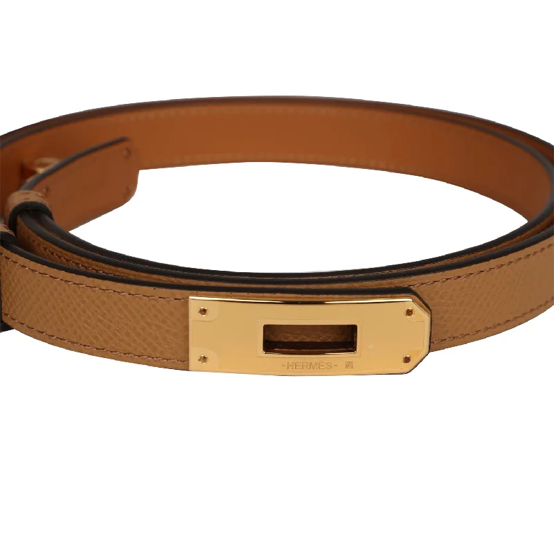 Hermes Kelly Pocket 18 Belt Biscuit/Nata Epsom Gold Hardware