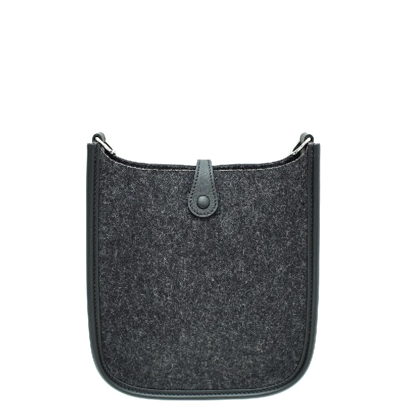 Hermes Noir Wooly Evelyne TPM Bag