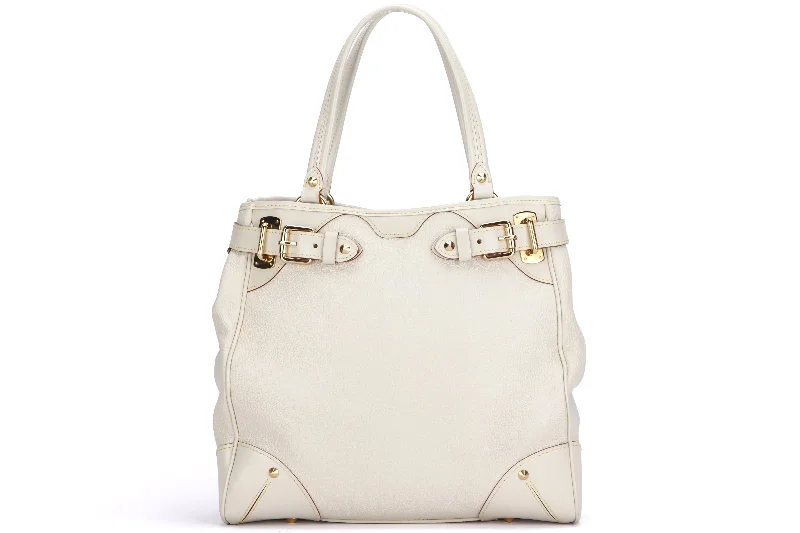 LOUIS VUITTON M95651 LE MAJESTUEUX BLANC COLOR SUHALI LEATHER (DU2029), WITH DUST COVER