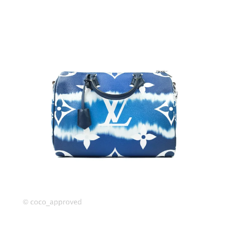 Louis Vuitton Blue Monogram Canvas Escale Speedy Bandouliere 30 Bag