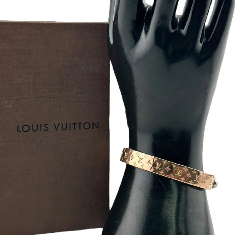 LOUIS VUITTON Rose Gold Nanogram Cuff