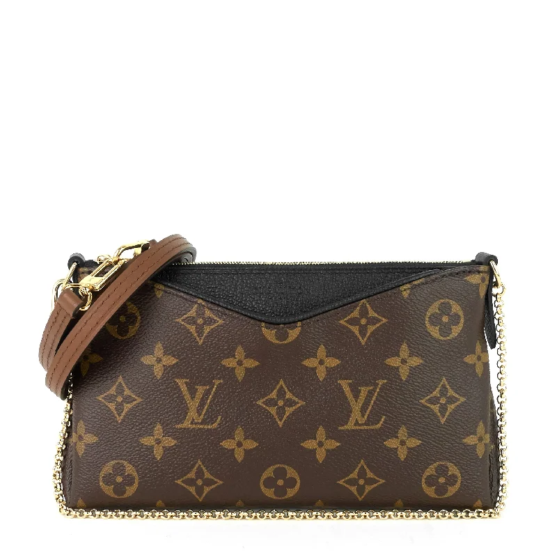 Pallas Monogram Canvas Clutch Bag