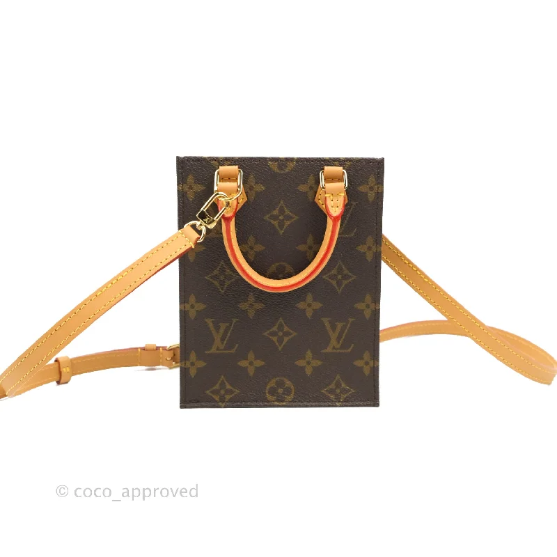 Louis Vuitton Monogram Canvas Petit Sac Plat bag