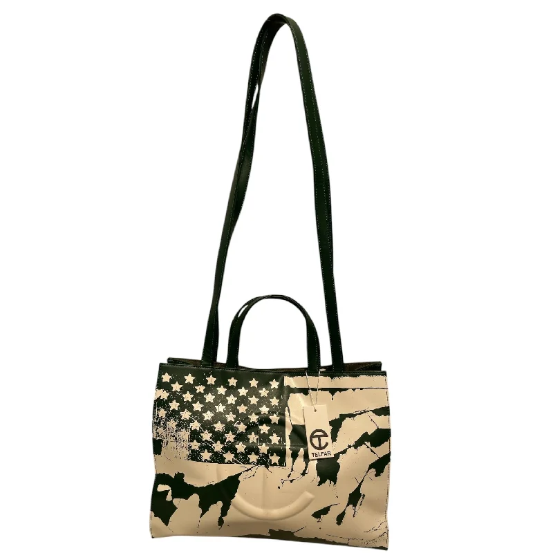 Telfar/Cross Body Bag/OS/All Over Print/Leather/GRN/American Flag Telfar Bag