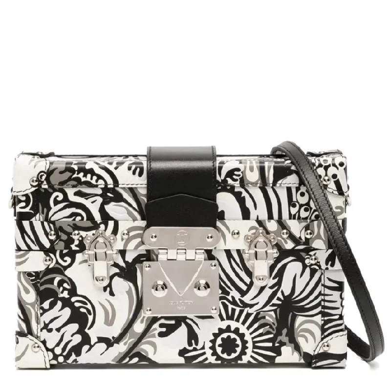 Floral Print Petite Malle Bag