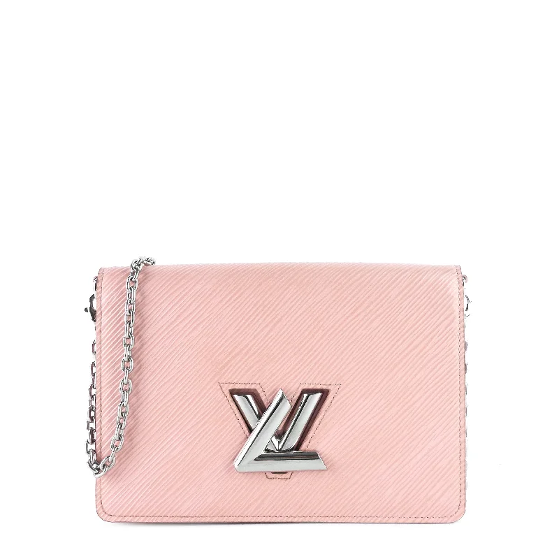 Twist Belt Pink Epi Leather Wallet on Chain Bag