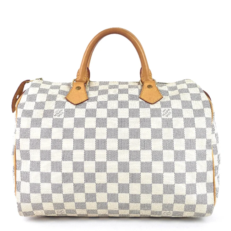 Speedy 30 Damier Azur Canvas Bag