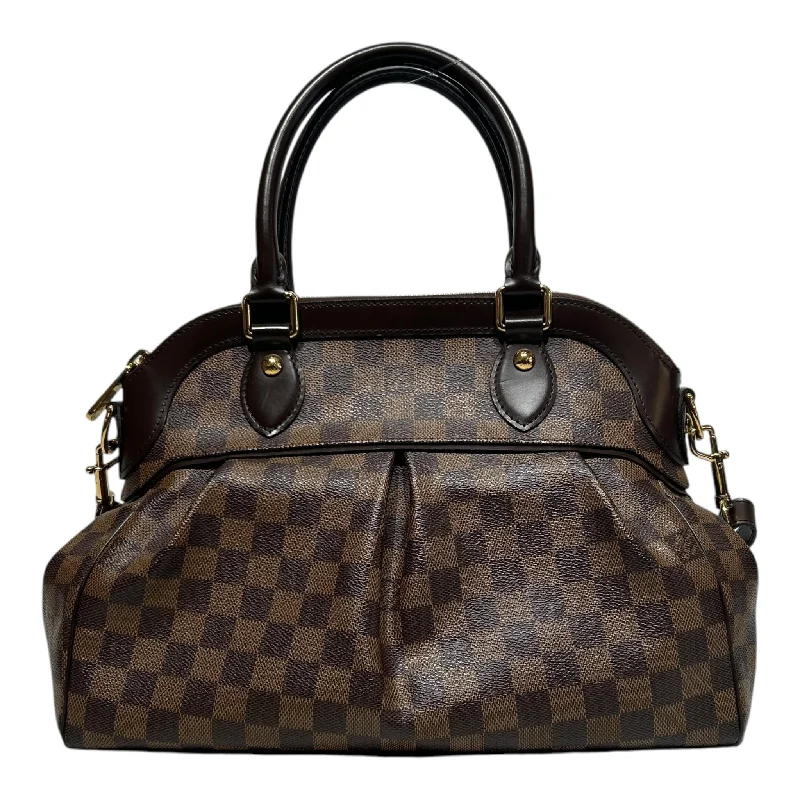 LOUIS VUITTON/Tote Bag/Gingham Check/Leather/BRW/TREVI DAMIER