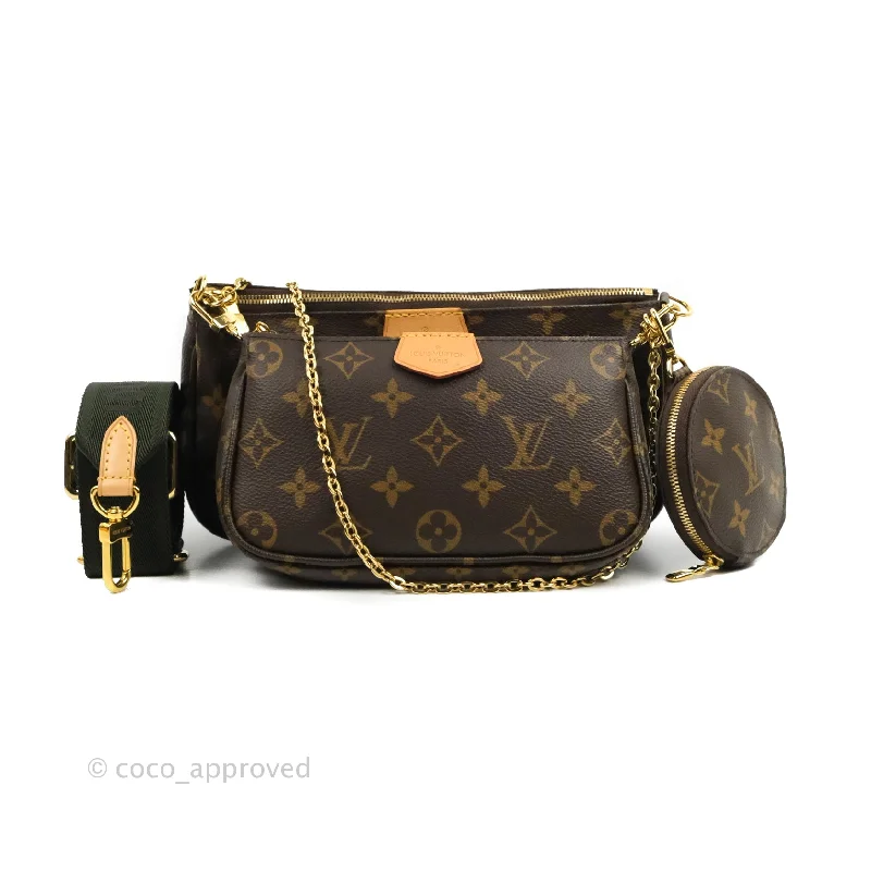 Louis Vuitton Multi Pochette Accessories Khaki Monogram Canvas