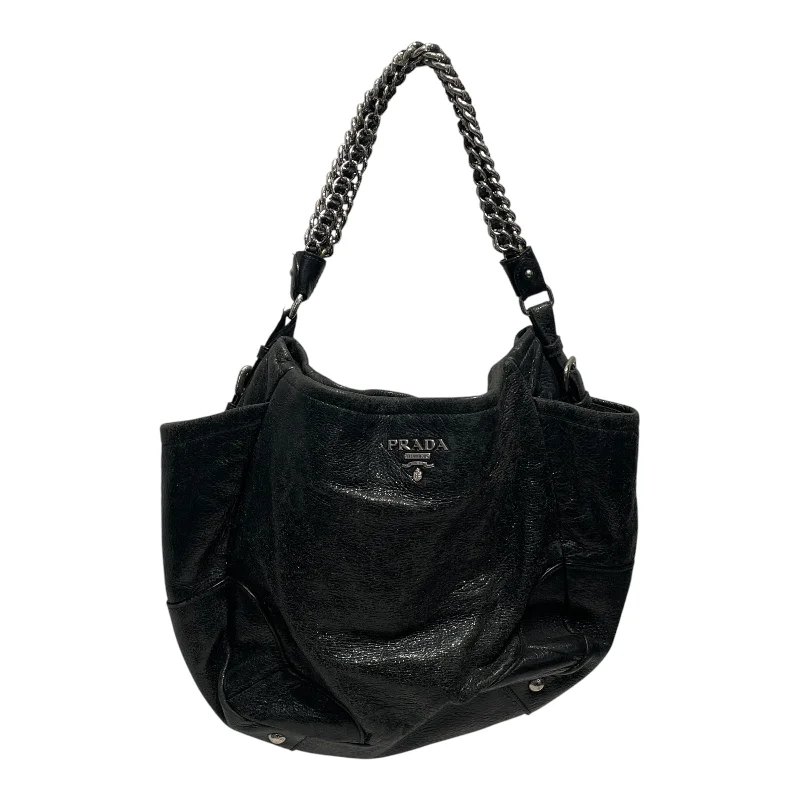 PRADA/Hand Bag/Glitter/BLK/Sacca Nero Lux