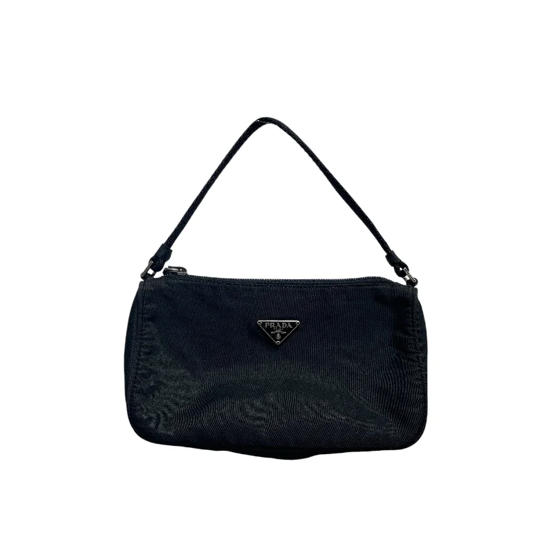 PRADA/Hand Bag/Nylon/BLK/Vela Top Handle