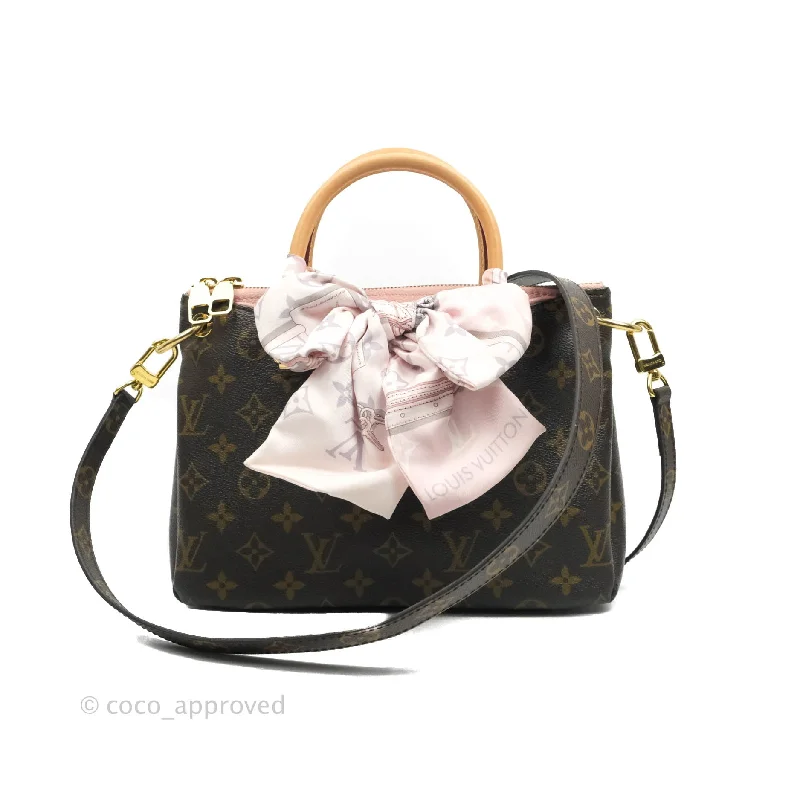 LV Pallas BB Pink Monogram Canvas Shoulder Bag With Twilly