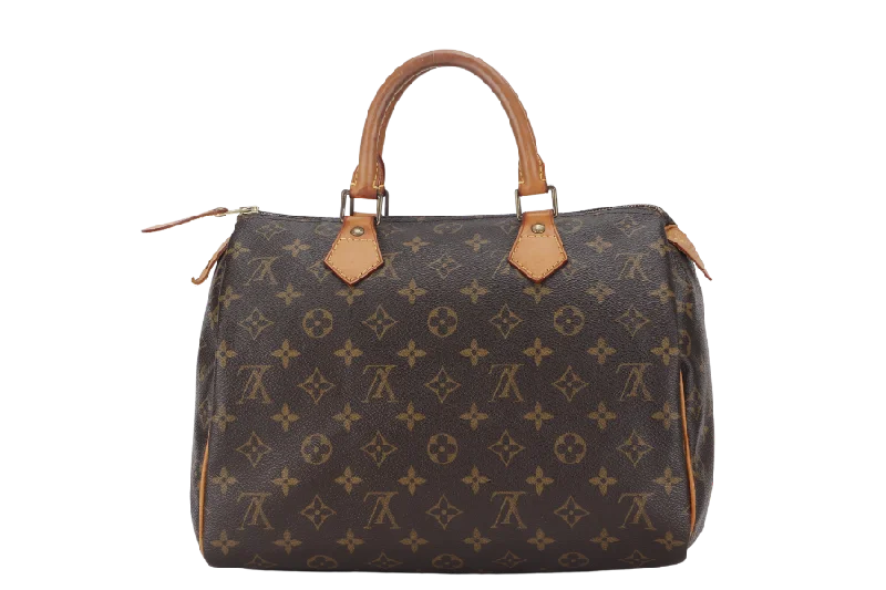 LOUIS VUITTON SPEEDY 30 (M41526) MONOGRAM CANVAS GOLD HARDWARE WITH LOCK AND KEYS, NO DUST COVER