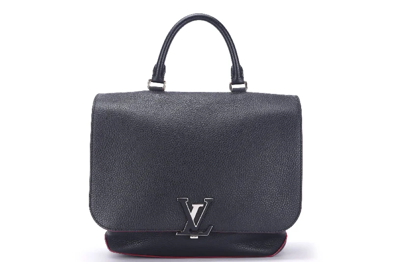 LOUIS VUITTON M42285 VOLTA (MI1186) PM SIZE, BLACK LEATHER, WITH STRAP & DUST COVER