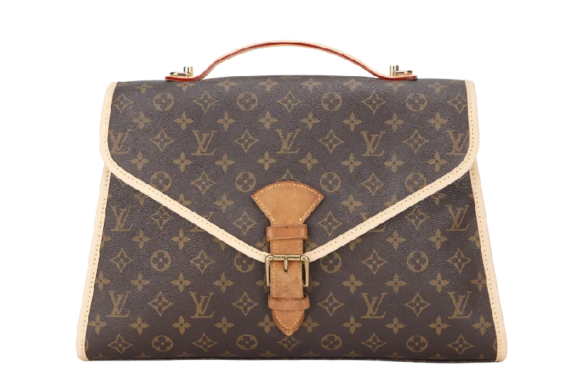 LOUIS VUITTON M51122 BEL AIR (SL0977) MONOGRAM CANVAS GOLD HARDWARE WITH STRAP & DUST COVER