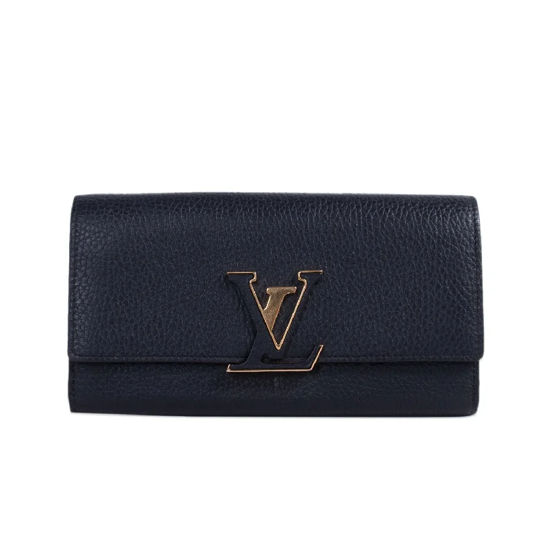 Louis Vuitton Noir Capucines Wallet