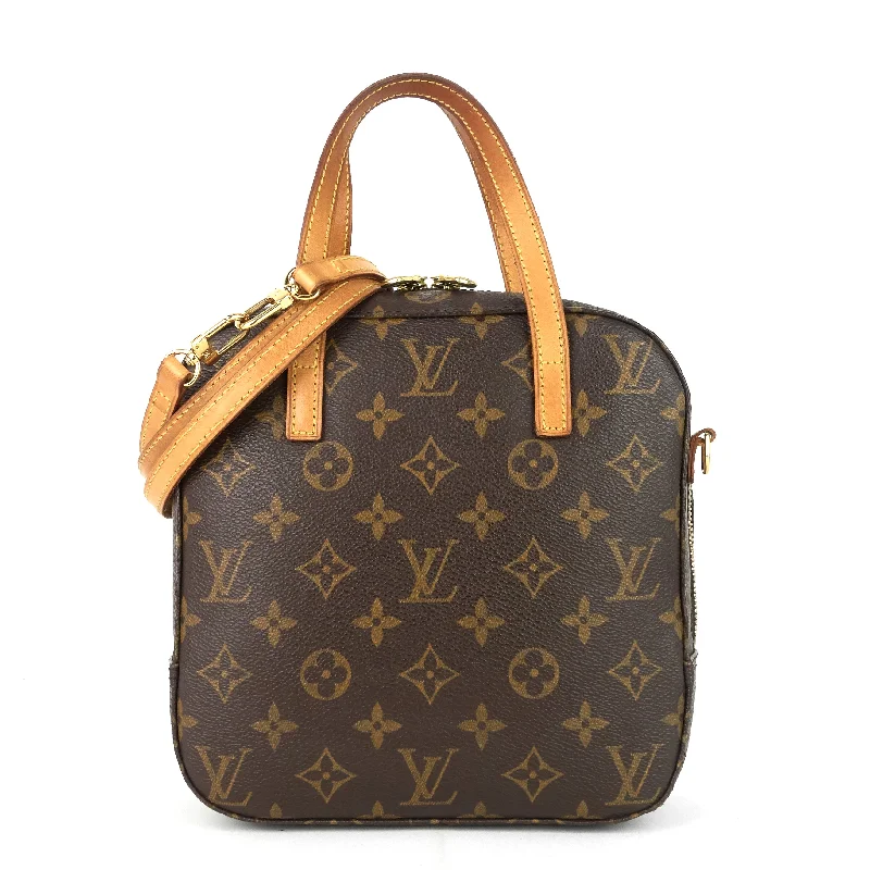 Spontini Monogram Canvas Bag