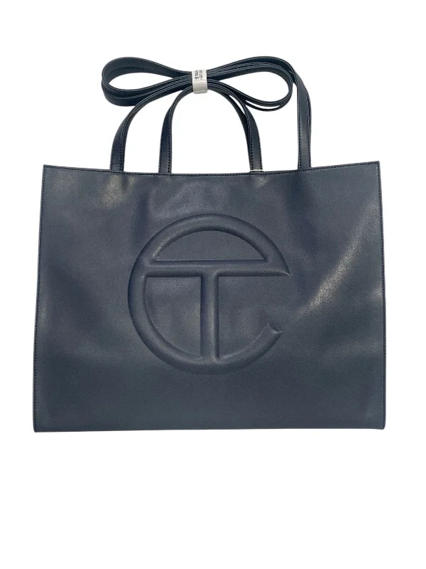 Telfar/Tote Bag/Leather/NVY/