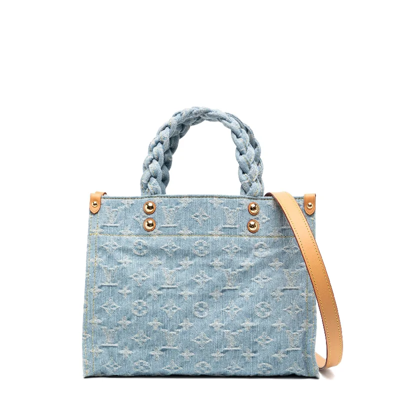 Monogram Denim Let Go PM Tote