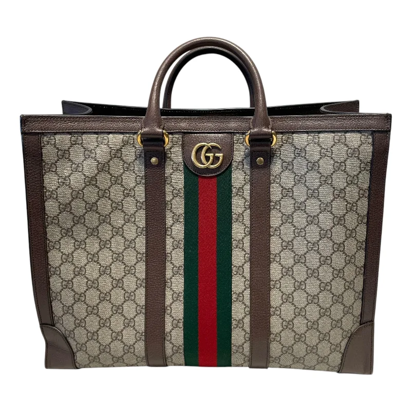 GUCCI/Tote Bag/Monogram/Cotton/GRY/large shopper tote