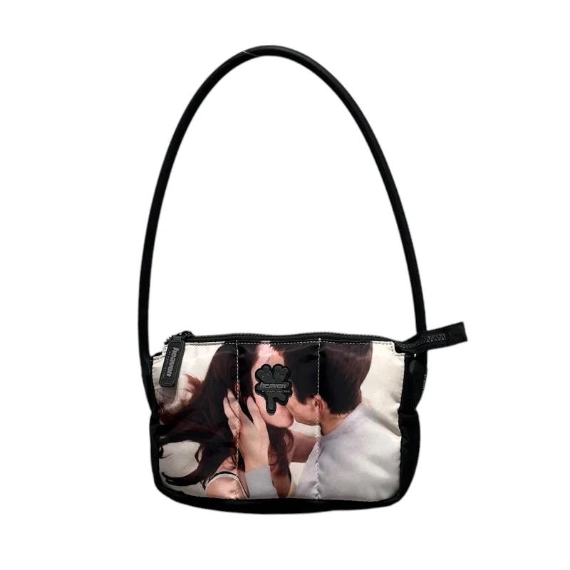 Heaven By Marc Jacobs/Bag/Nylon/WHT/BLACK KISSING BAG