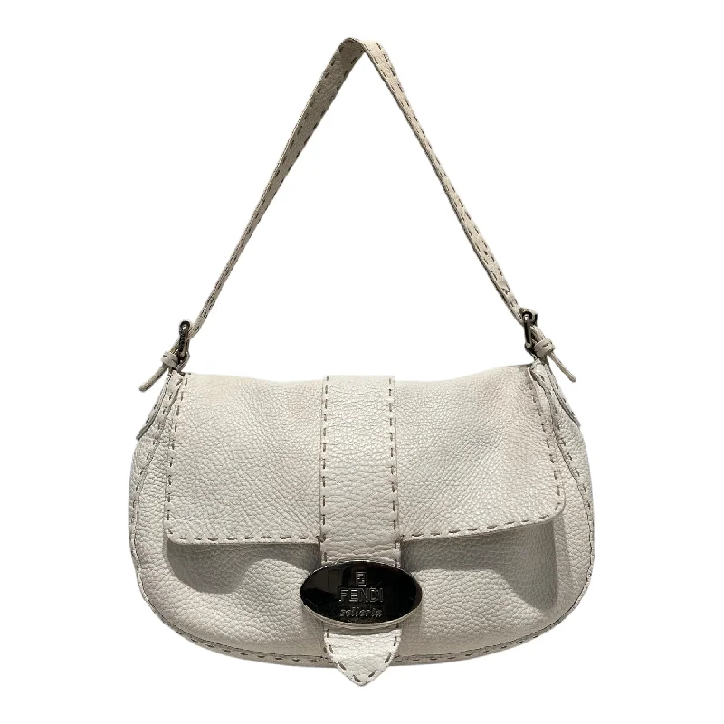 FENDI/Bag/Leather/WHT/SELLERIA SHOULDER BAG